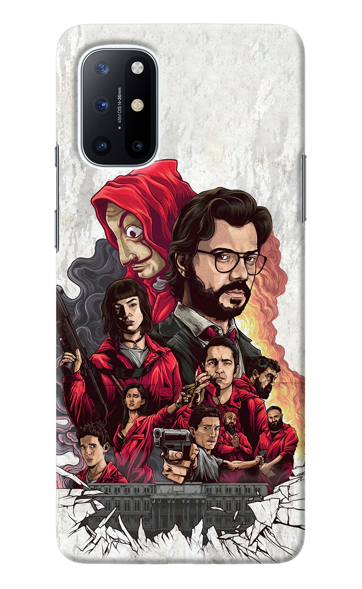 Money Heist Artwork Oneplus 8T Back Cover