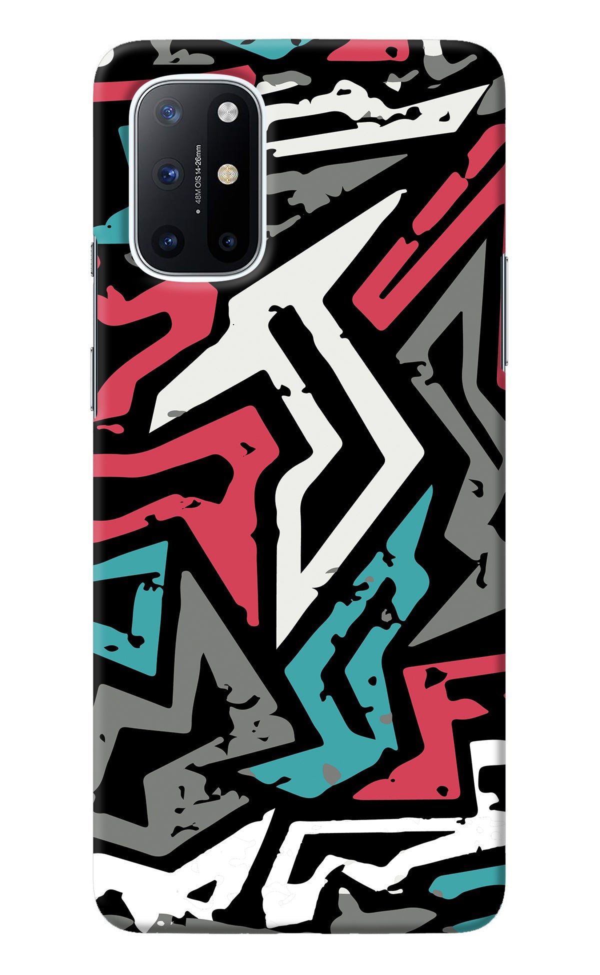 Geometric Graffiti Oneplus 8T Back Cover