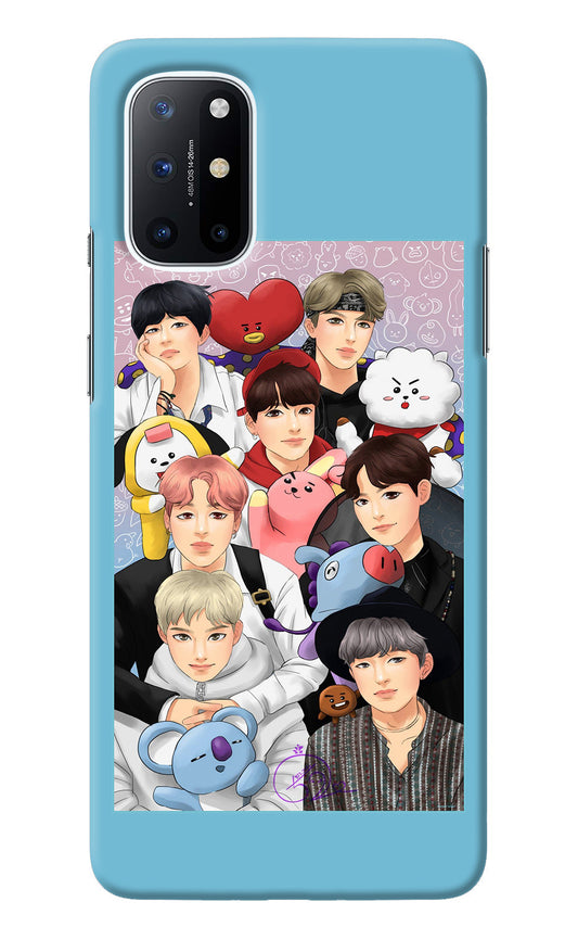 BTS with animals Oneplus 8T Back Cover