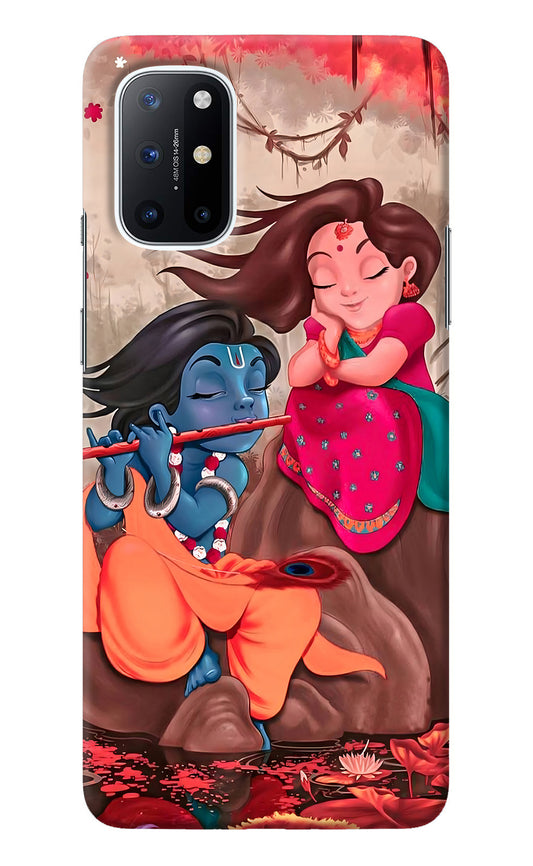 Radhe Krishna Oneplus 8T Back Cover