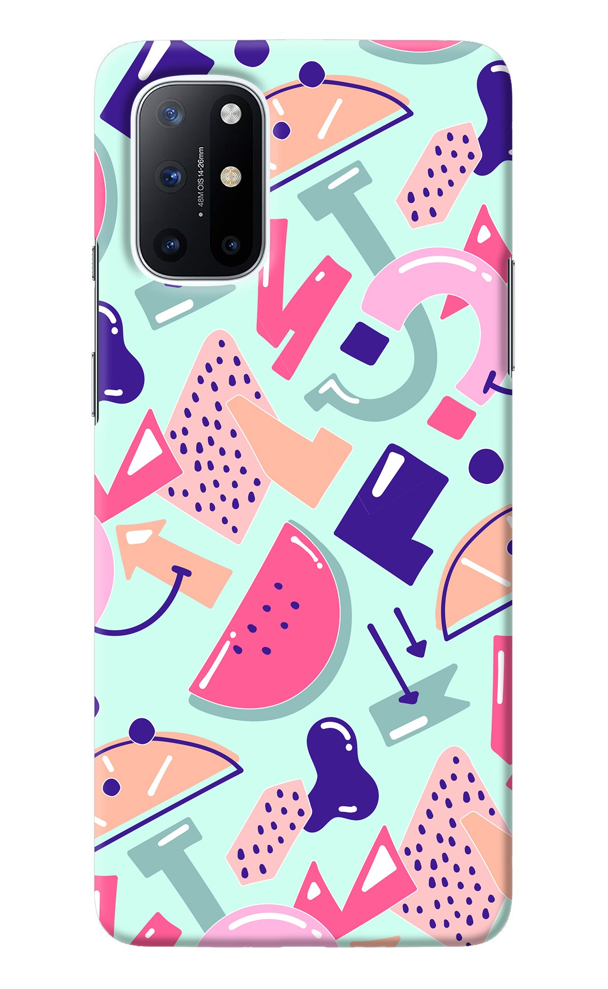 Doodle Pattern Oneplus 8T Back Cover