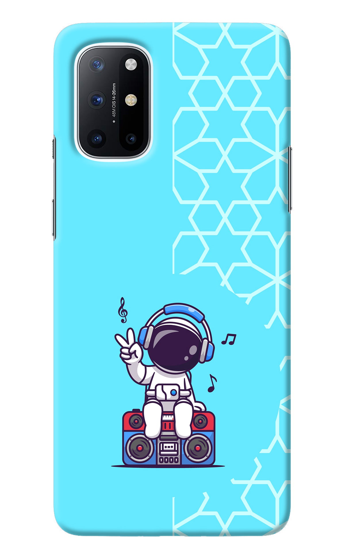 Cute Astronaut Chilling Oneplus 8T Back Cover