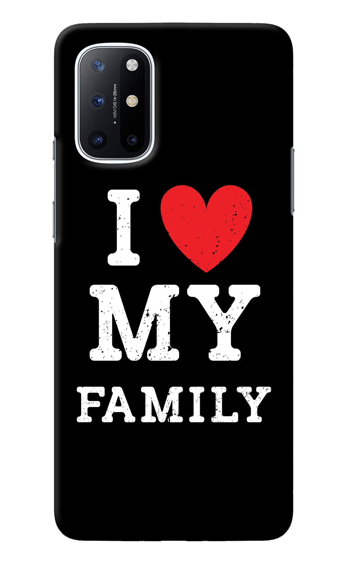 I Love My Family Oneplus 8T Back Cover