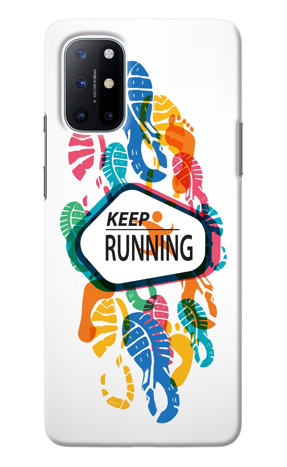 Keep Running Oneplus 8T Back Cover