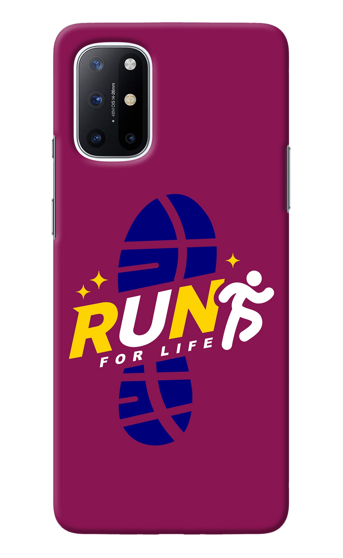 Run for Life Oneplus 8T Back Cover