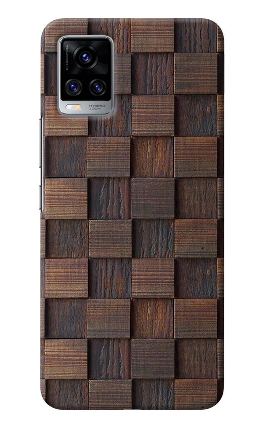 Wooden Cube Design Vivo V20 Pro Back Cover
