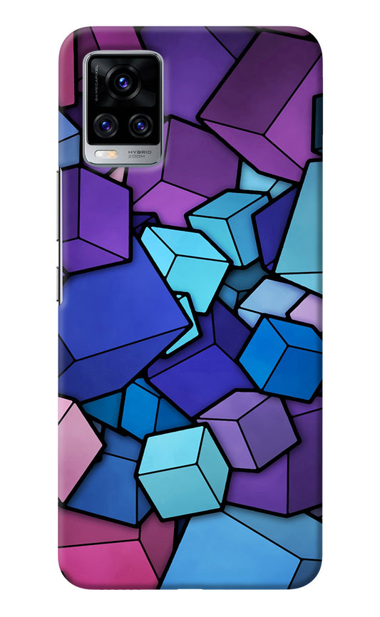 Cubic Abstract Vivo V20 Pro Back Cover