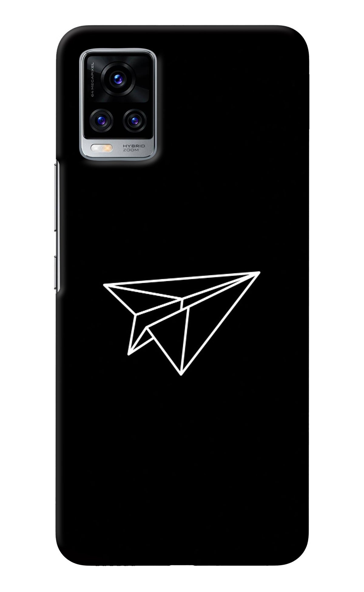 Paper Plane White Vivo V20 Pro Back Cover