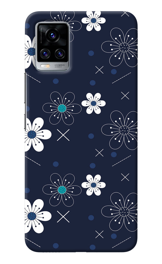 Flowers Vivo V20 Pro Back Cover