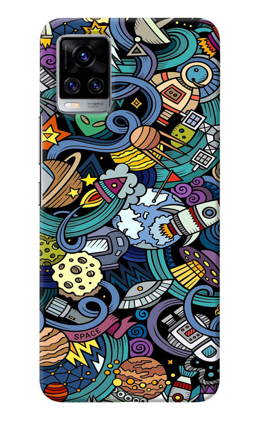 Space Abstract Vivo V20 Pro Back Cover
