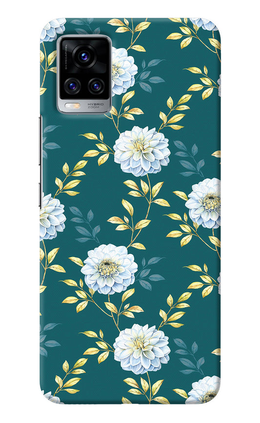 Flowers Vivo V20 Pro Back Cover