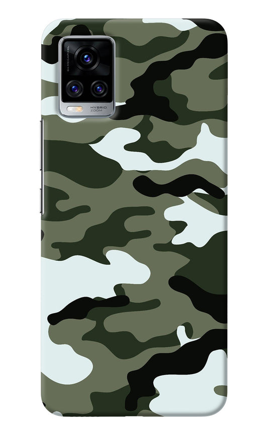 Camouflage Vivo V20 Pro Back Cover