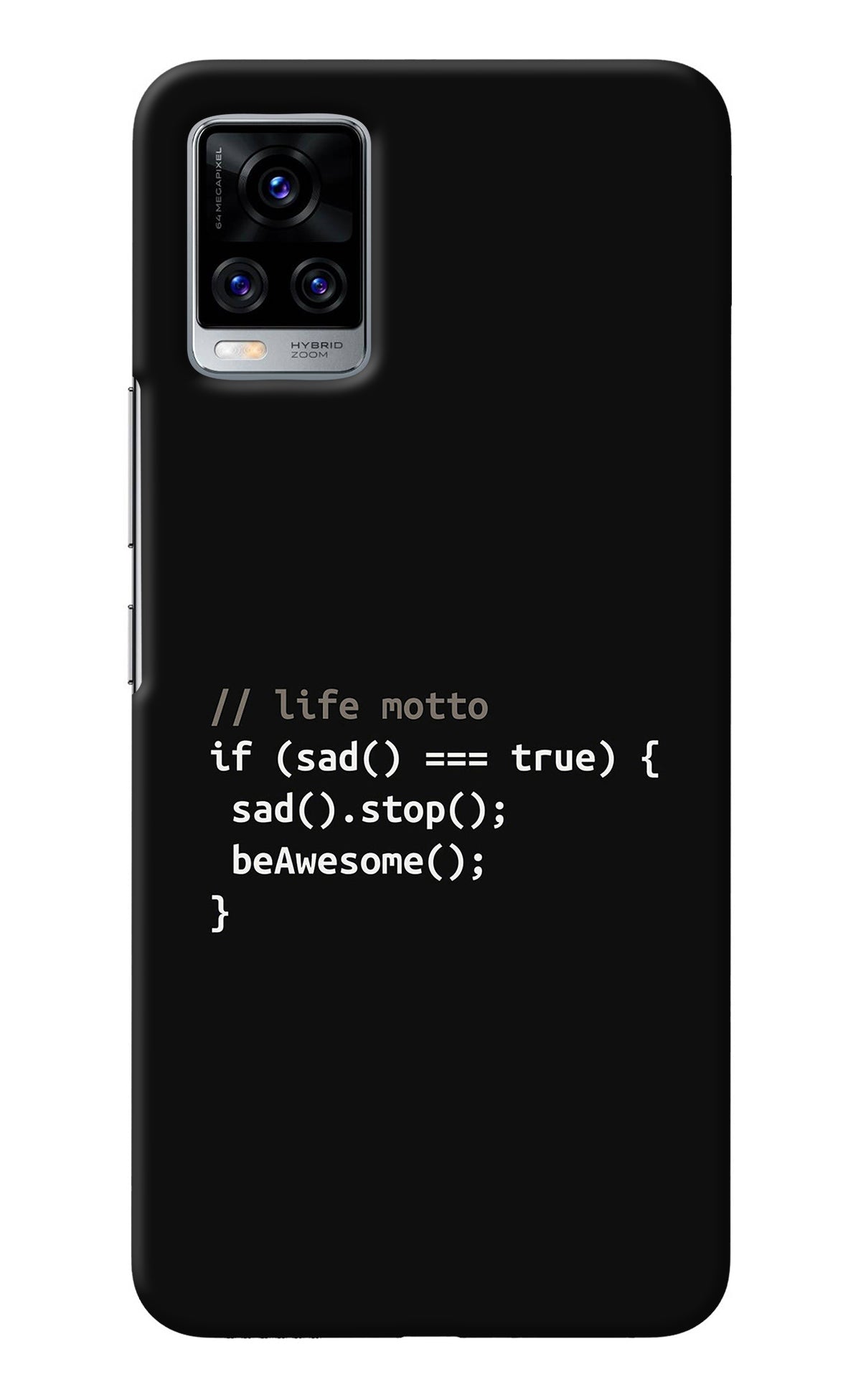 Life Motto Code Vivo V20 Pro Back Cover