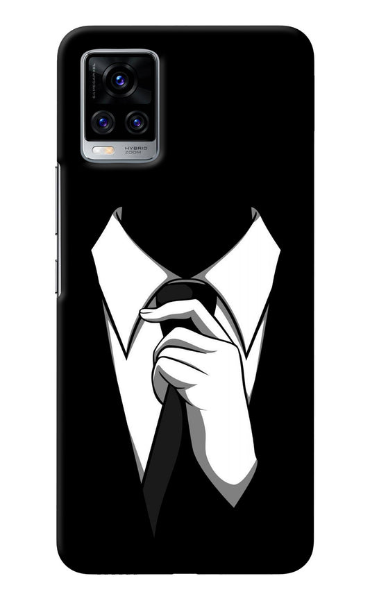 Black Tie Vivo V20 Pro Back Cover