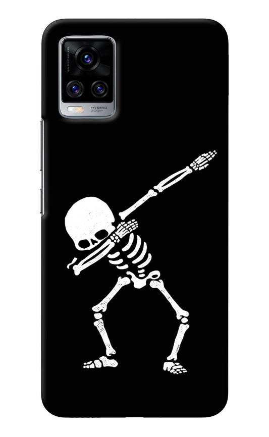 Dabbing Skeleton Art Vivo V20 Pro Back Cover