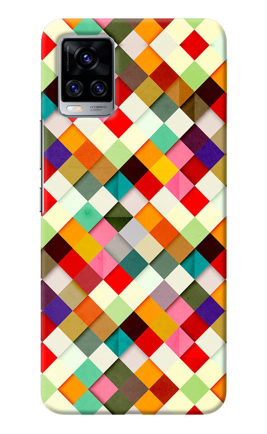 Geometric Abstract Colorful Vivo V20 Pro Back Cover