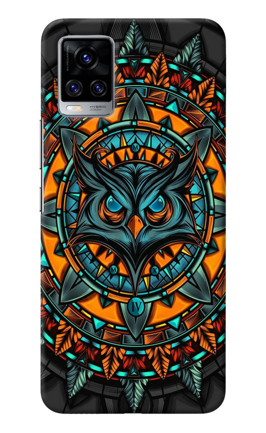 Angry Owl Art Vivo V20 Pro Back Cover