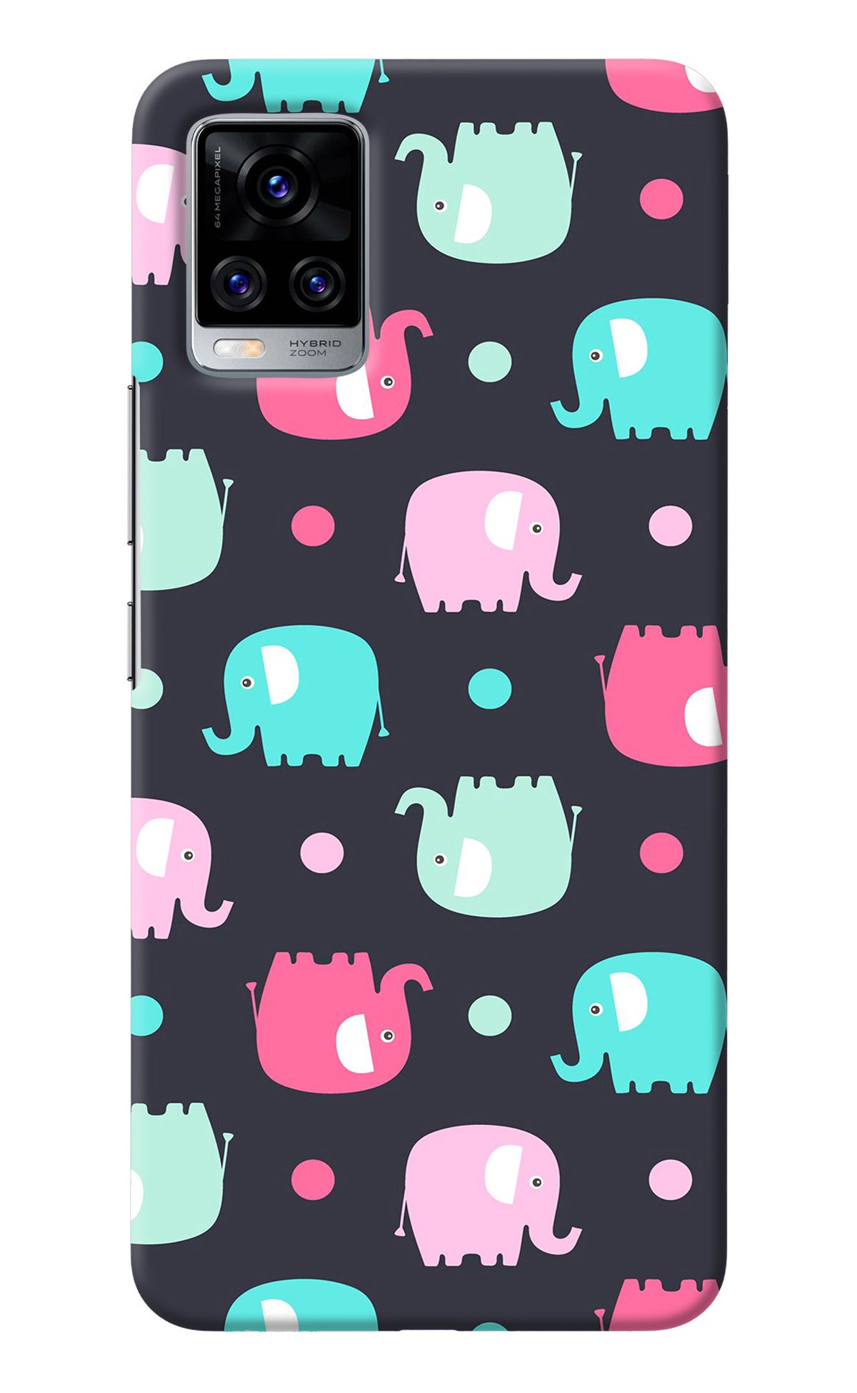 Elephants Vivo V20 Pro Back Cover