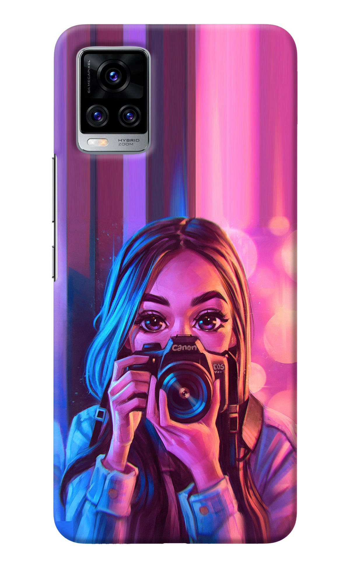 Girl Photographer Vivo V20 Pro Back Cover