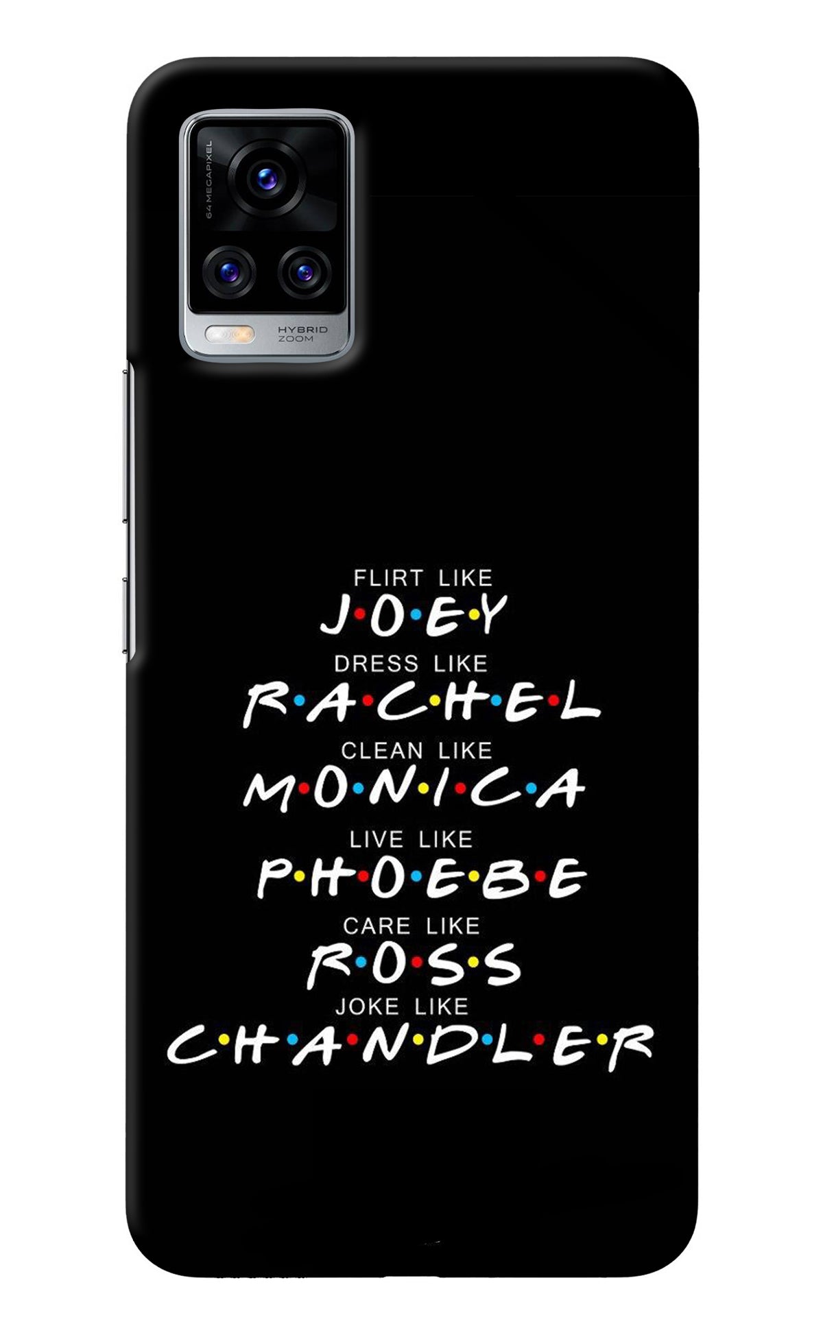 FRIENDS Character Vivo V20 Pro Back Cover