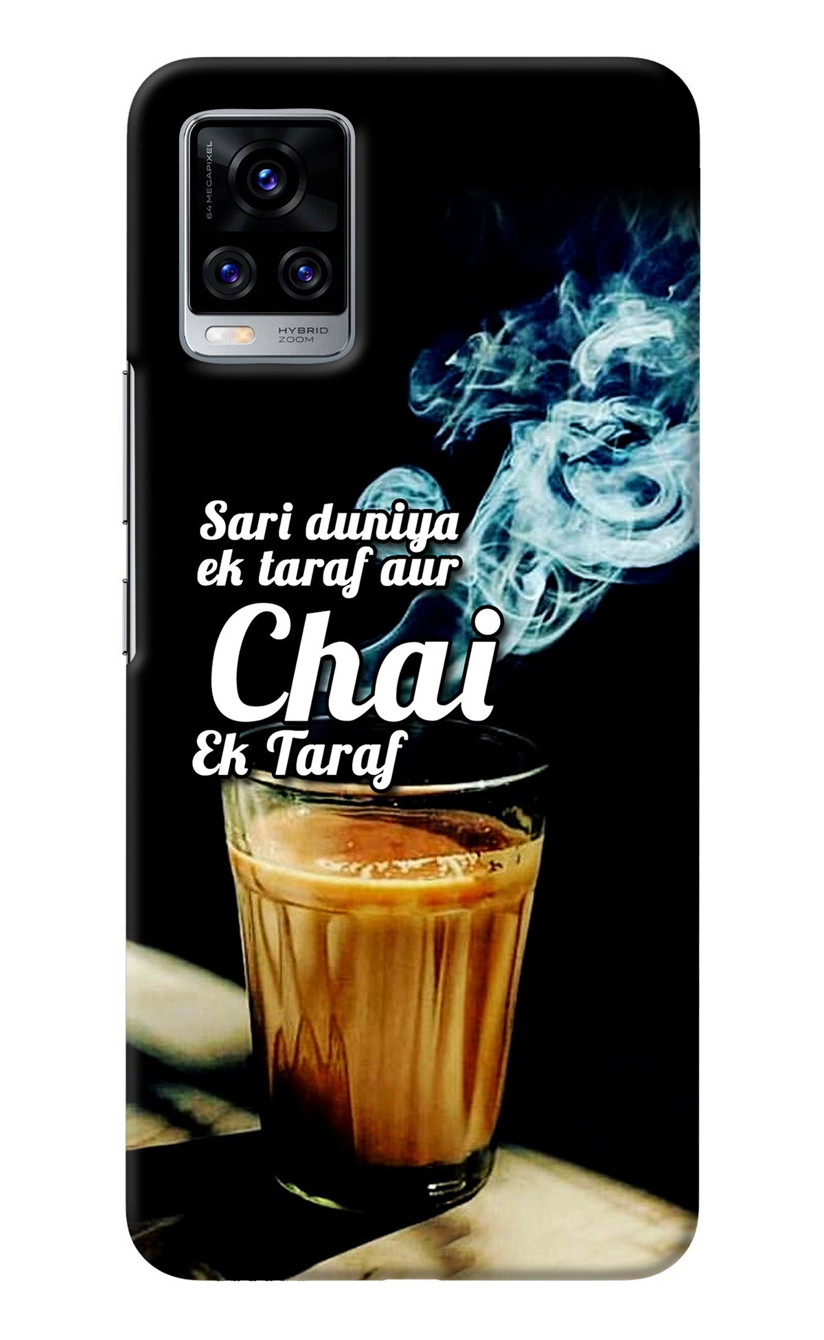 Chai Ek Taraf Quote Vivo V20 Pro Back Cover