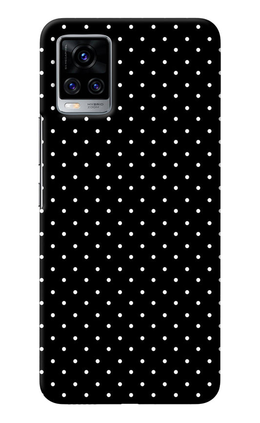 White Dots Vivo V20 Pro Back Cover