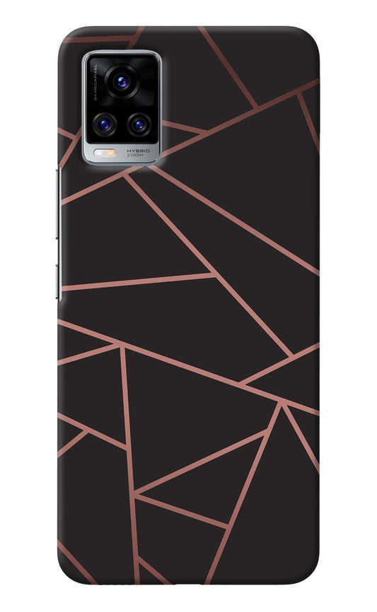 Geometric Pattern Vivo V20 Pro Back Cover