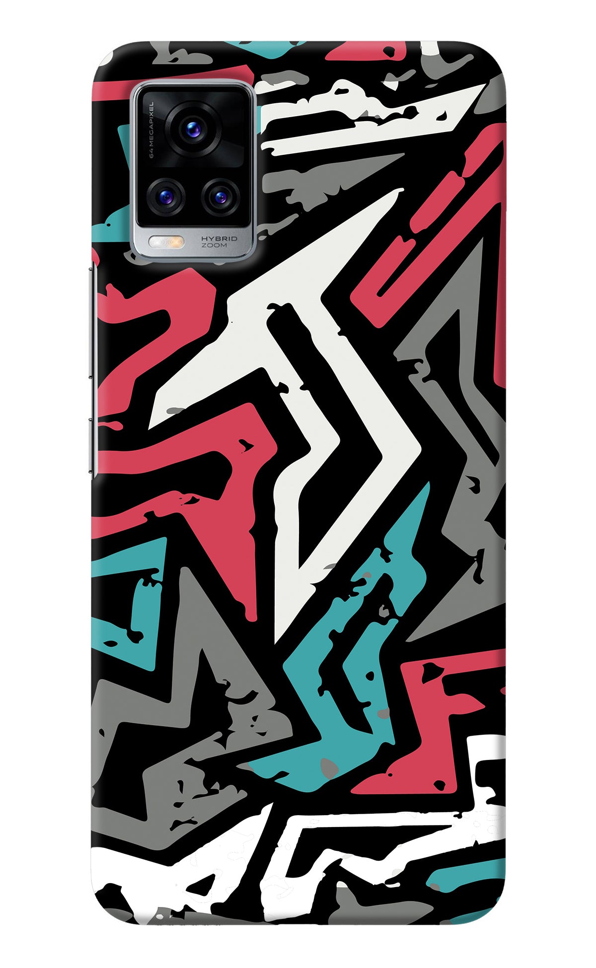 Geometric Graffiti Vivo V20 Pro Back Cover