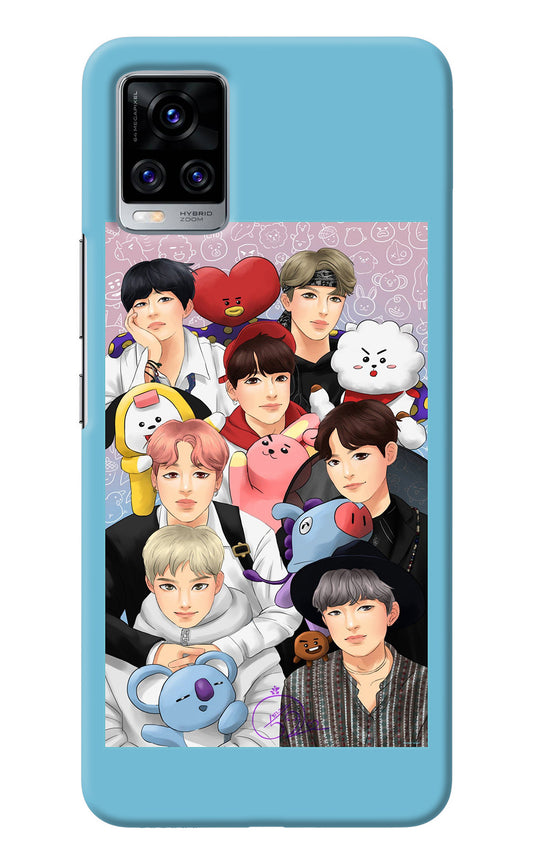 BTS with animals Vivo V20 Pro Back Cover