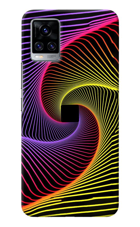 Colorful Strings Vivo V20 Pro Back Cover