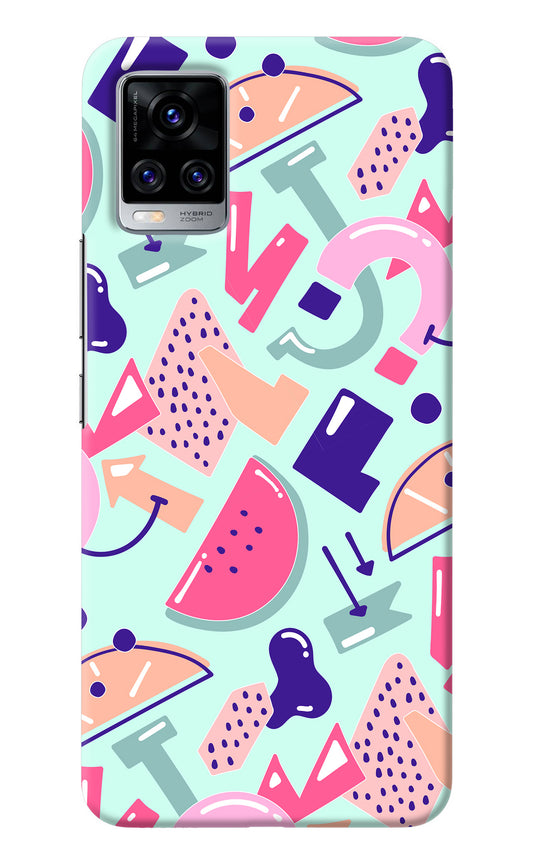 Doodle Pattern Vivo V20 Pro Back Cover