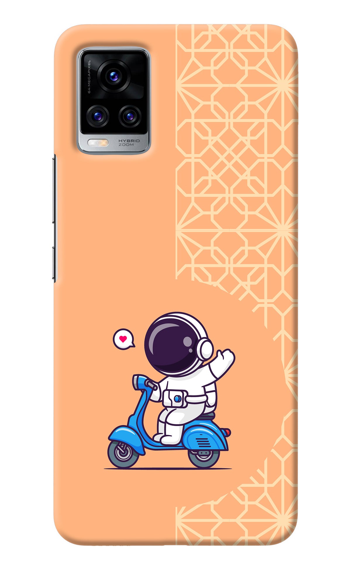 Cute Astronaut Riding Vivo V20 Pro Back Cover