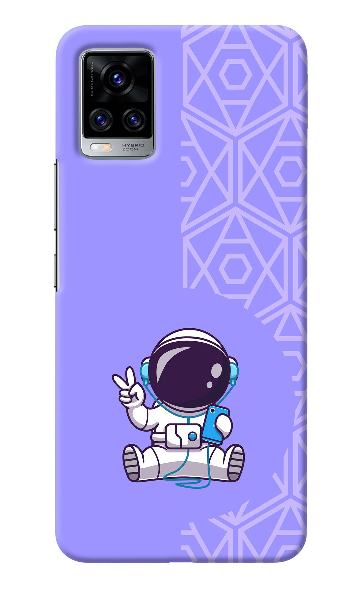 Cute Astronaut Chilling Vivo V20 Pro Back Cover