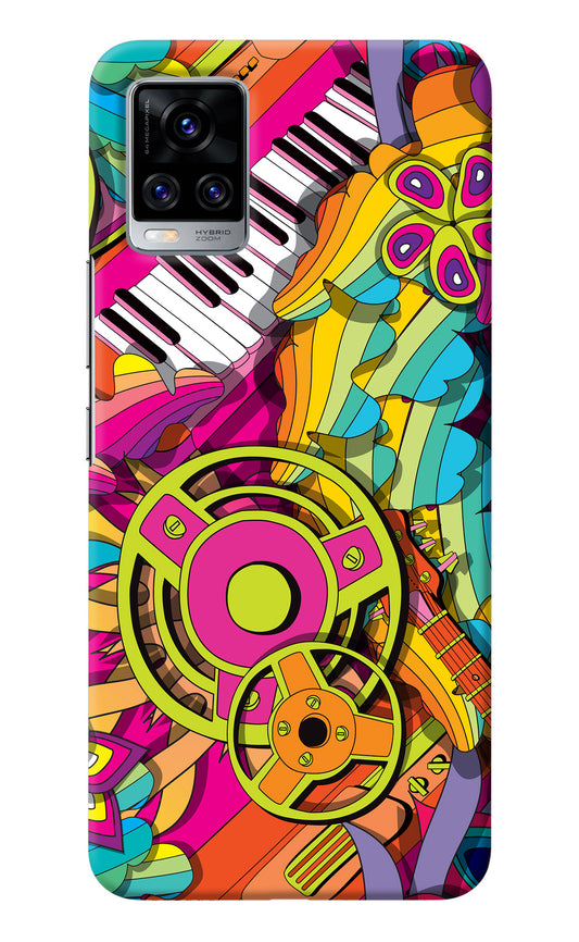 Music Doodle Vivo V20 Pro Back Cover