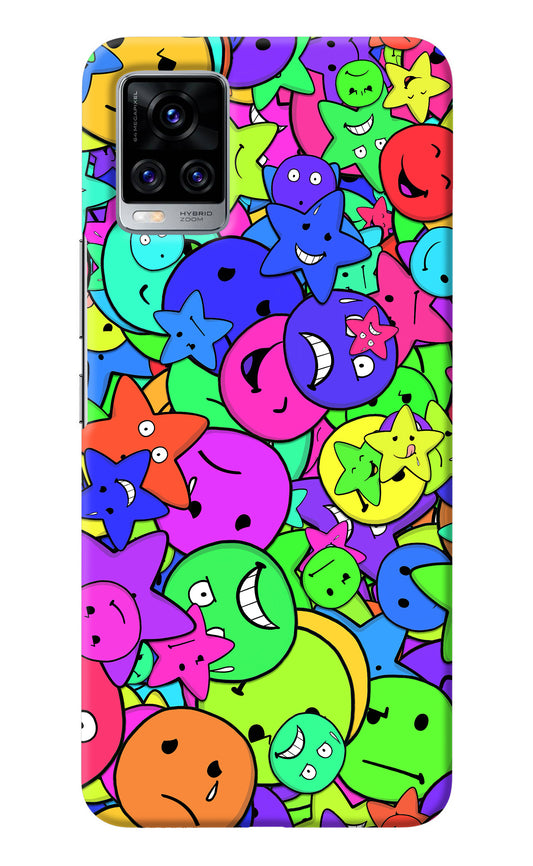 Fun Doodle Vivo V20 Pro Back Cover