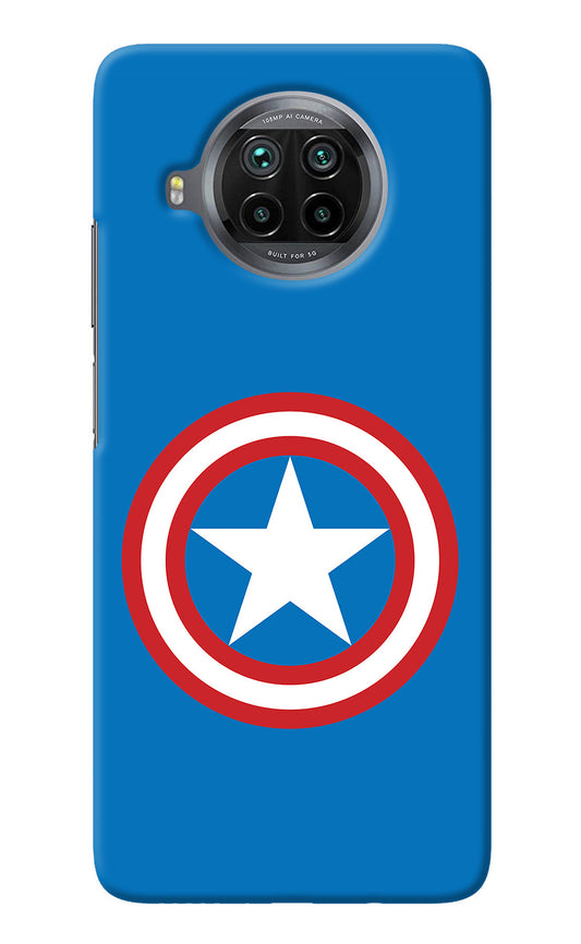 Captain America Logo Mi 10i Back Cover