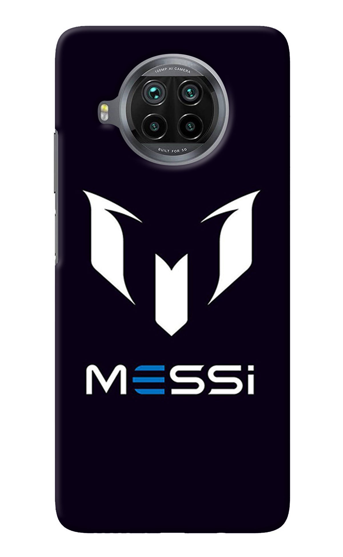 Messi Logo Mi 10i Back Cover