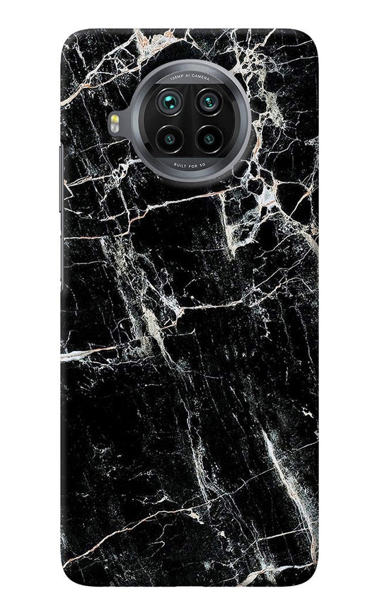 Black Marble Texture Mi 10i Back Cover