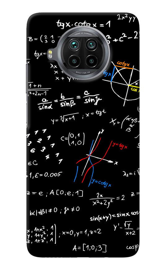 Mathematics Formula Mi 10i Back Cover