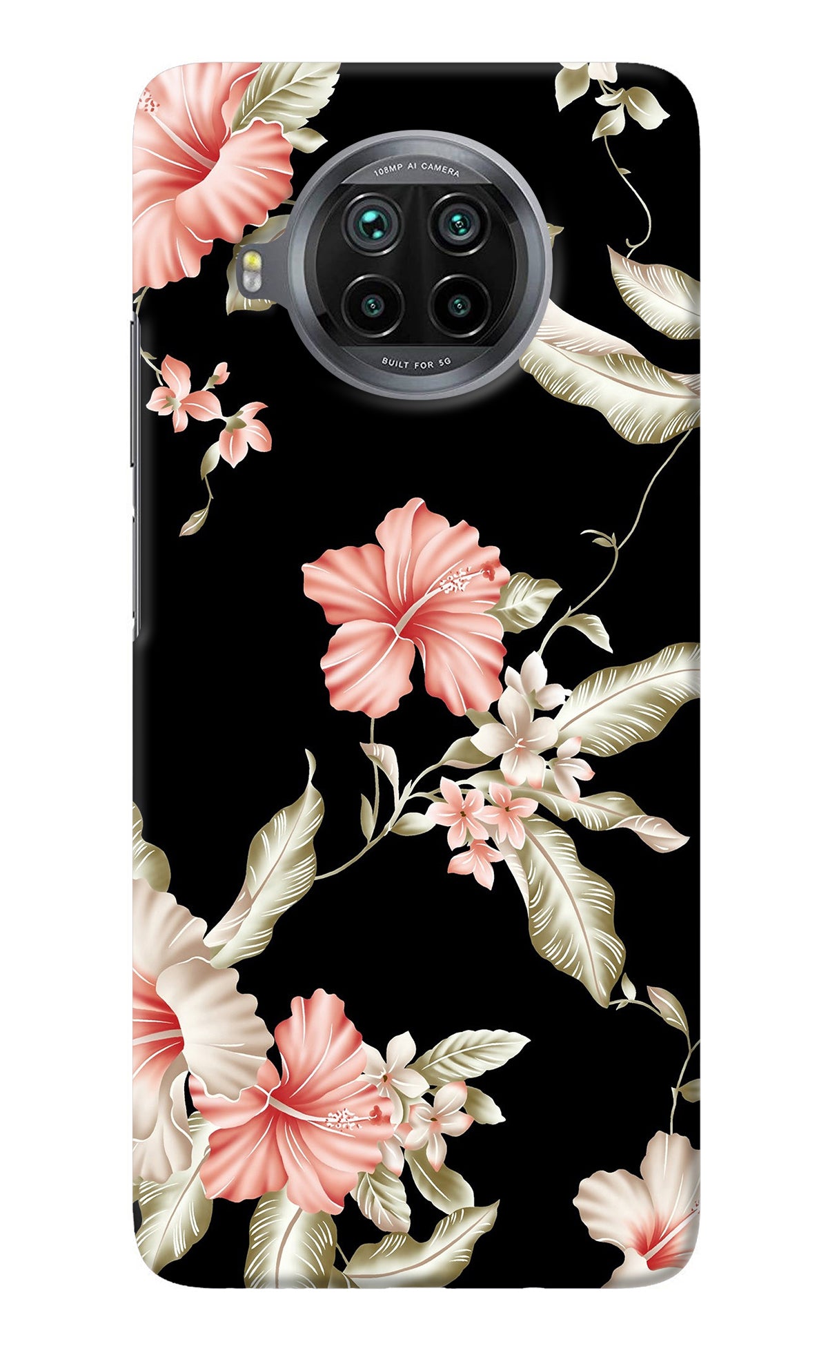 Flowers Mi 10i Back Cover