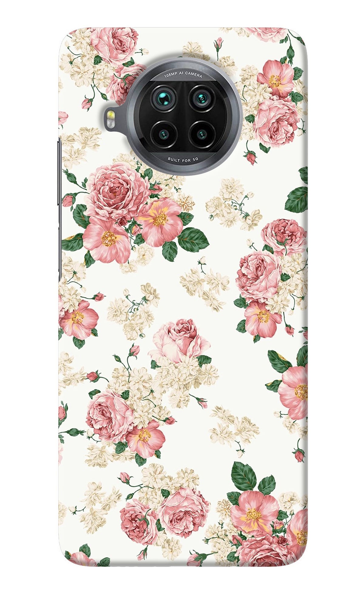 Flowers Mi 10i Back Cover