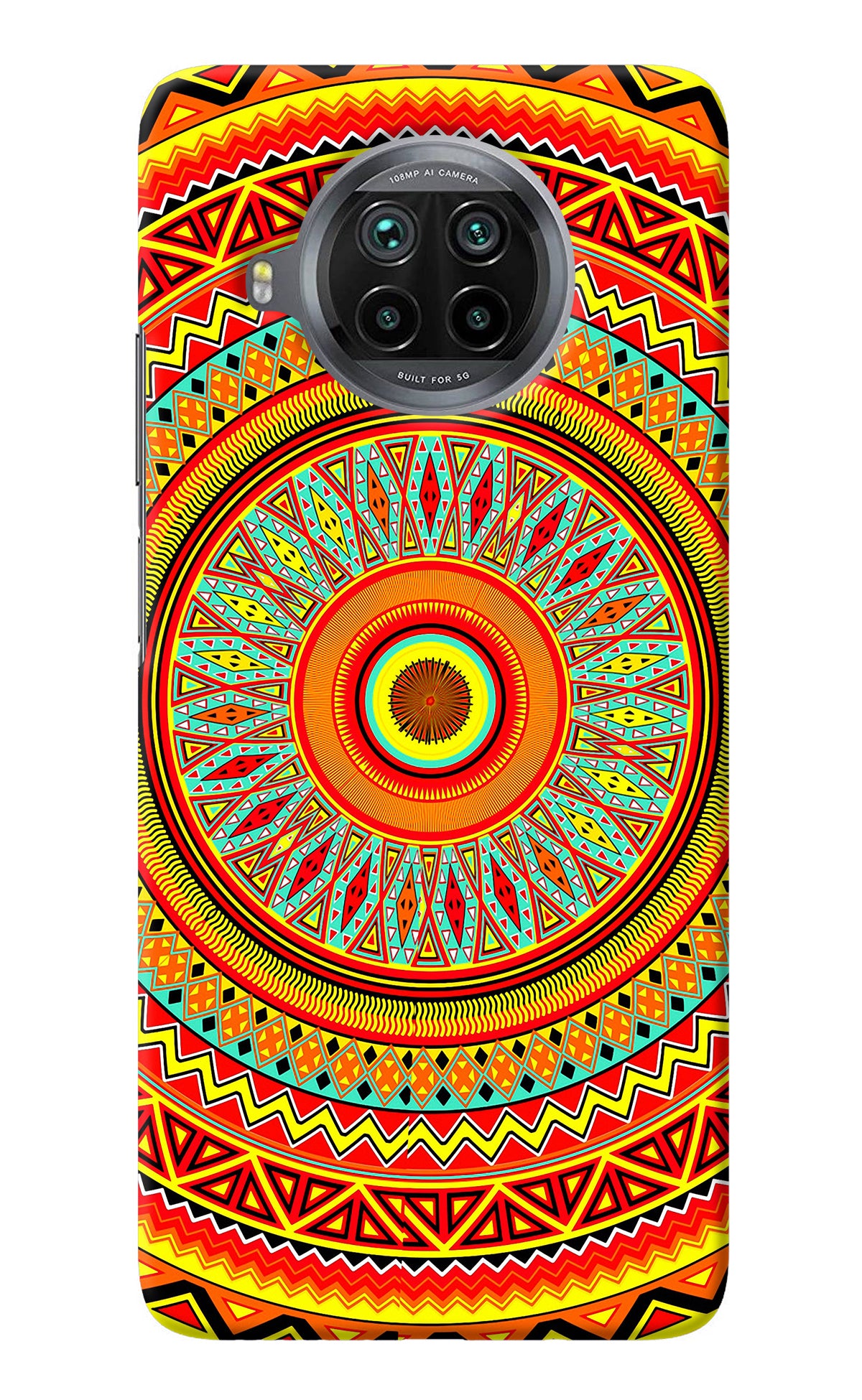 Mandala Pattern Mi 10i Back Cover