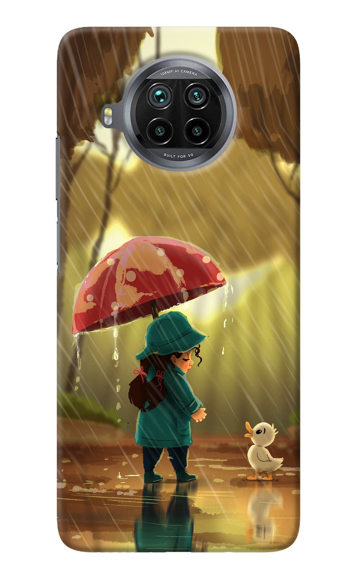 Rainy Day Mi 10i Back Cover