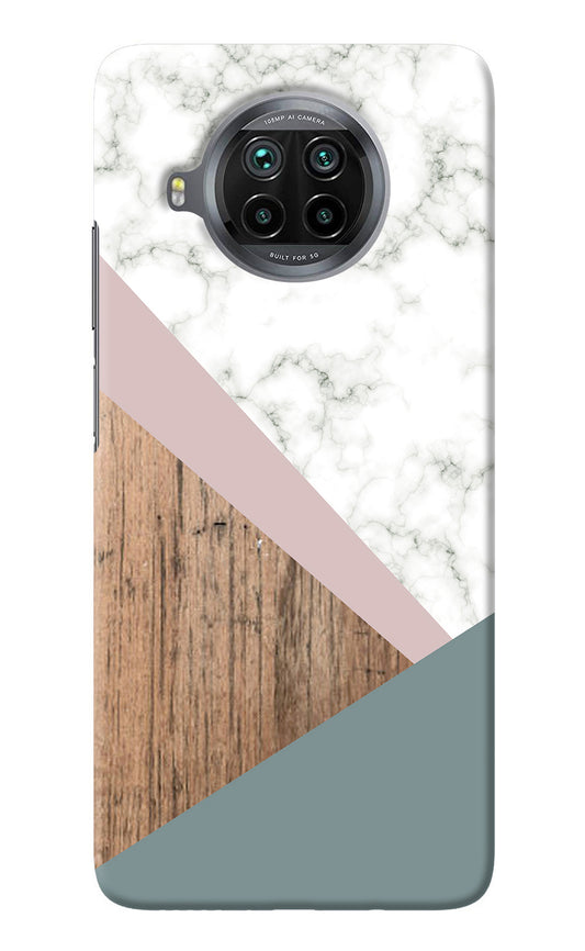 Marble wood Abstract Mi 10i Back Cover