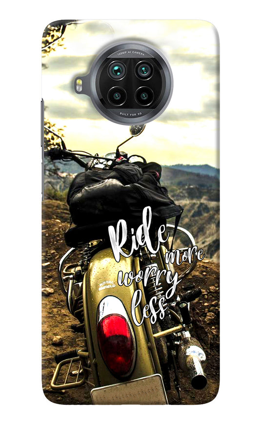 Ride More Worry Less Mi 10i Back Cover