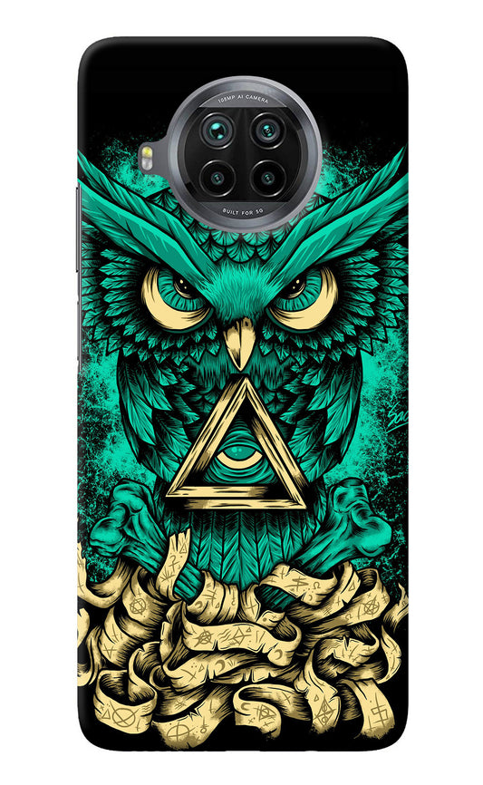Green Owl Mi 10i Back Cover