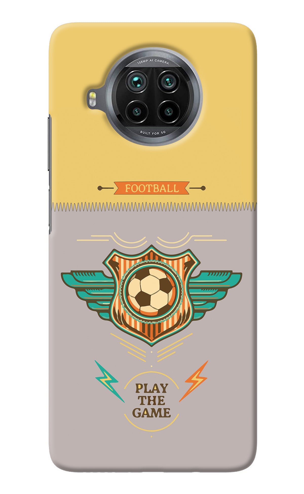 Football Mi 10i Back Cover