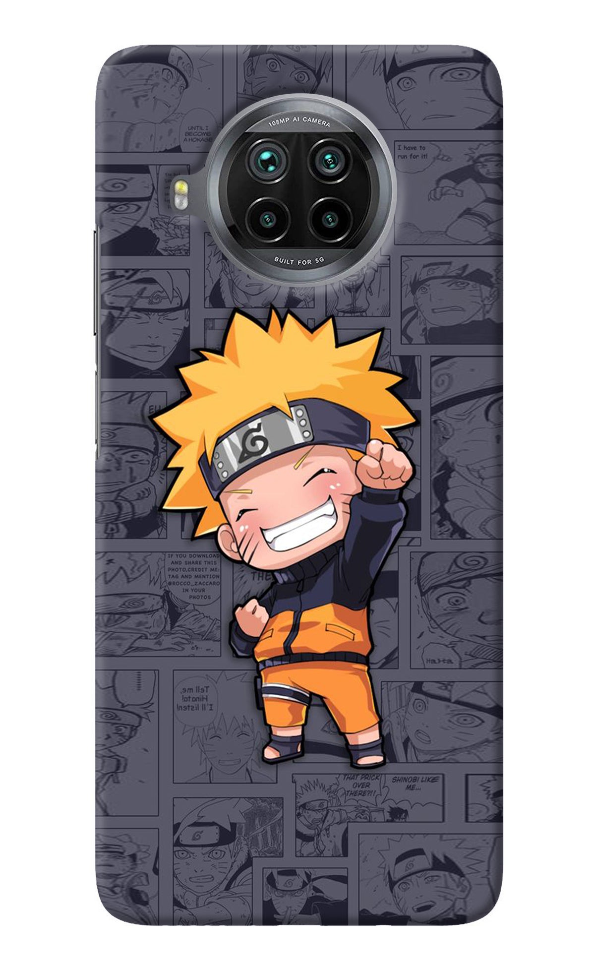 Chota Naruto Mi 10i Back Cover