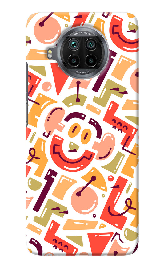 Doodle Pattern Mi 10i Back Cover