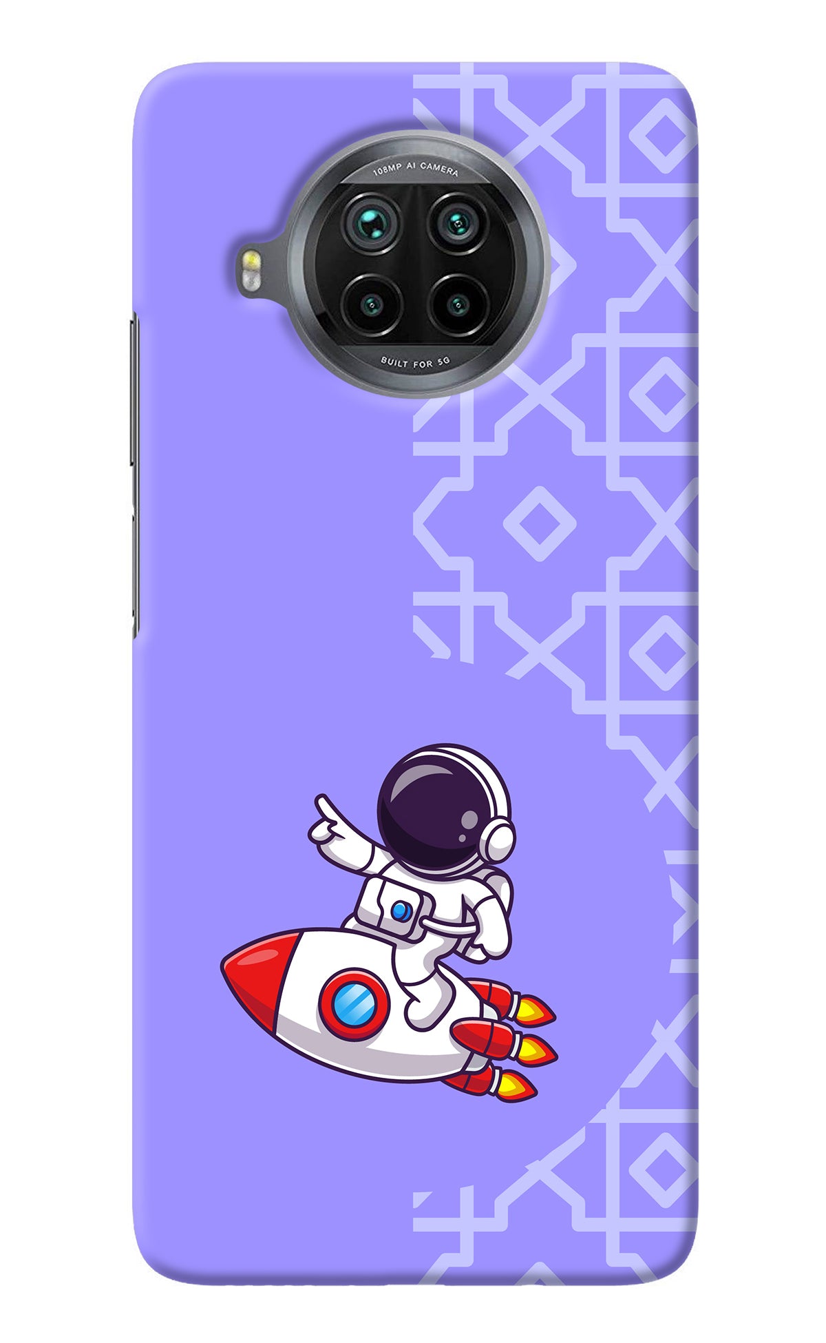 Cute Astronaut Mi 10i Back Cover